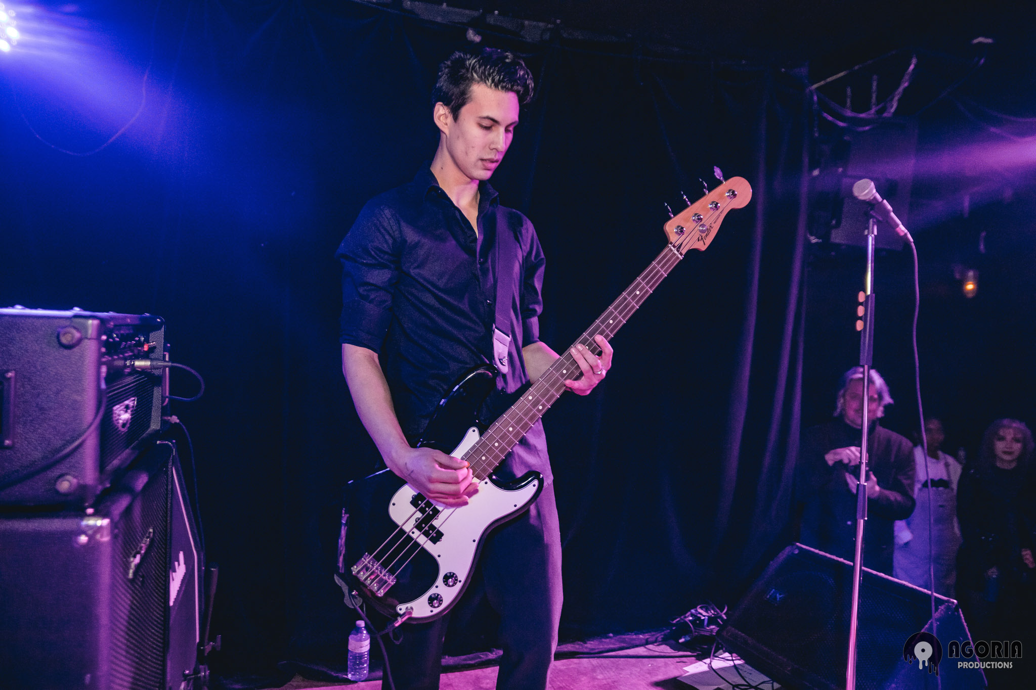 Tyler Twigger playing bass with fluffio & the rpc live in toronto at the baby g
