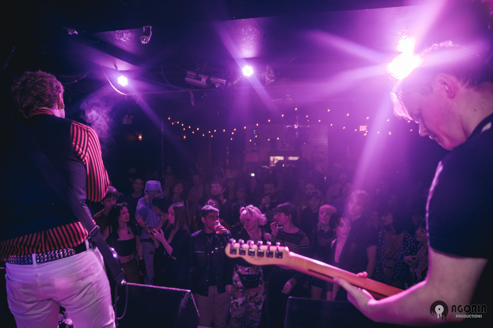 Fluffio playing with his band live to a packed crowd at The Baby G in Toronto to a packed crowd