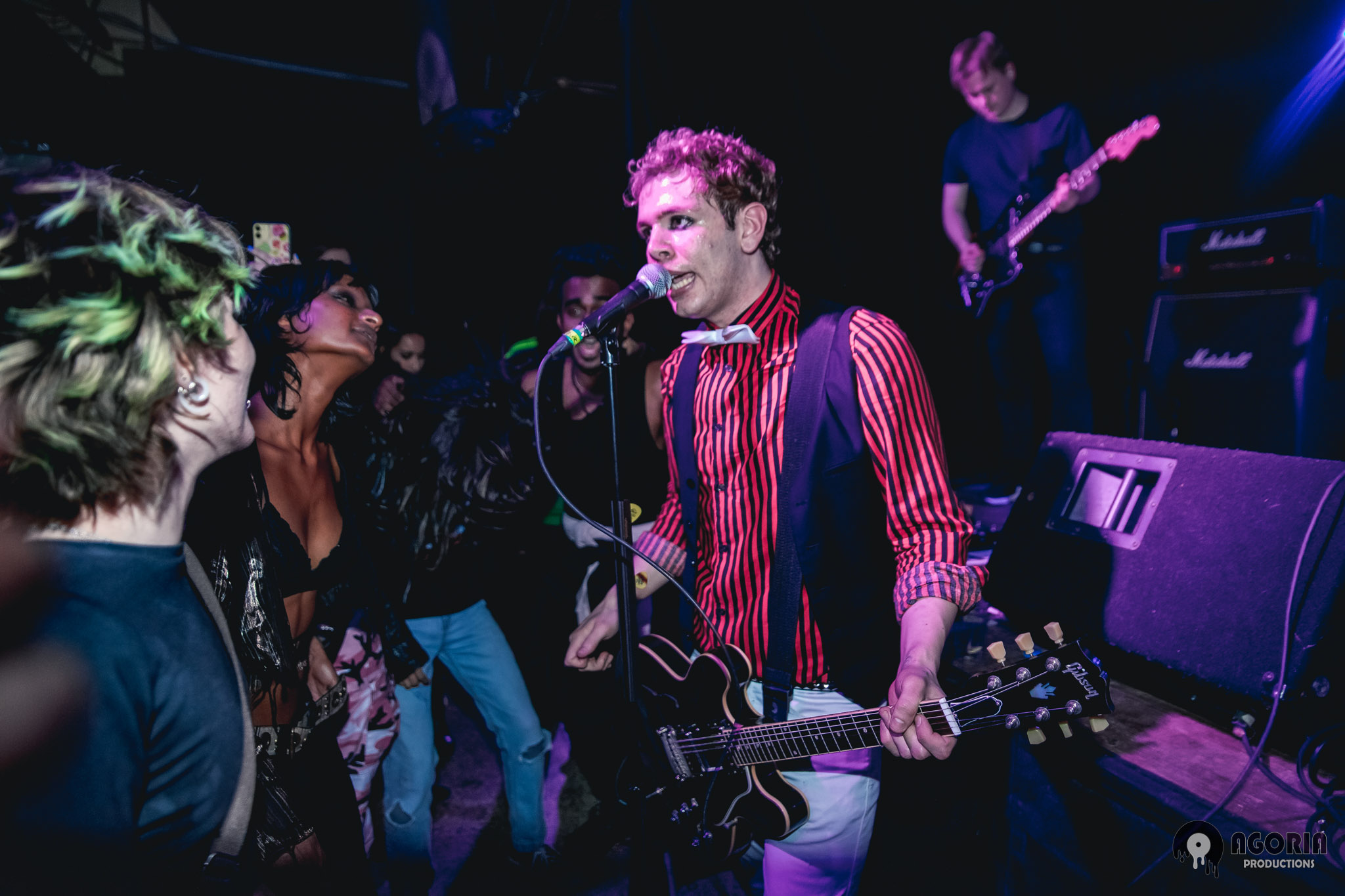 Fluffio performing live in the crowd with his band The RPC in Toronto