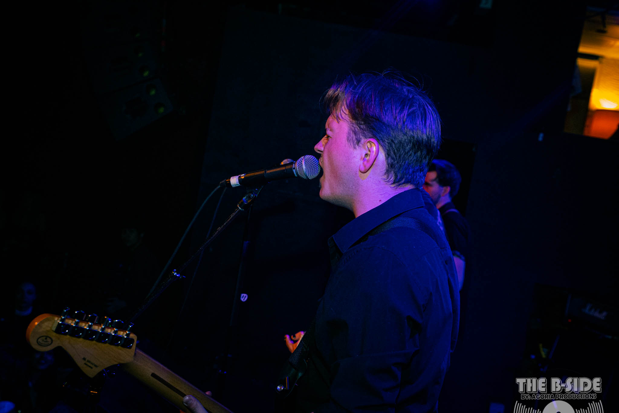 Nick sining at Lee's Palace in Toronto playing with Fluffio & The RPC