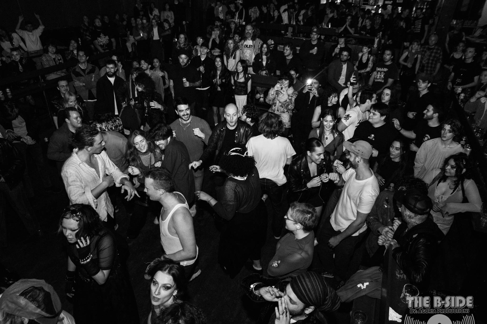 Crowd moshing at Lee's Palace to Fluffio & The RPC performance