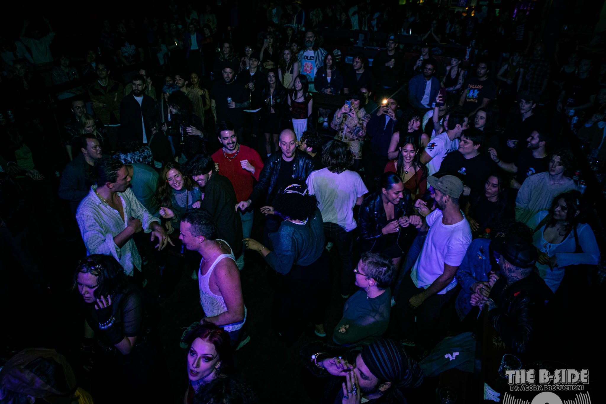 Crowd moshing at Lee's Palace to Fluffio & The RPC performance