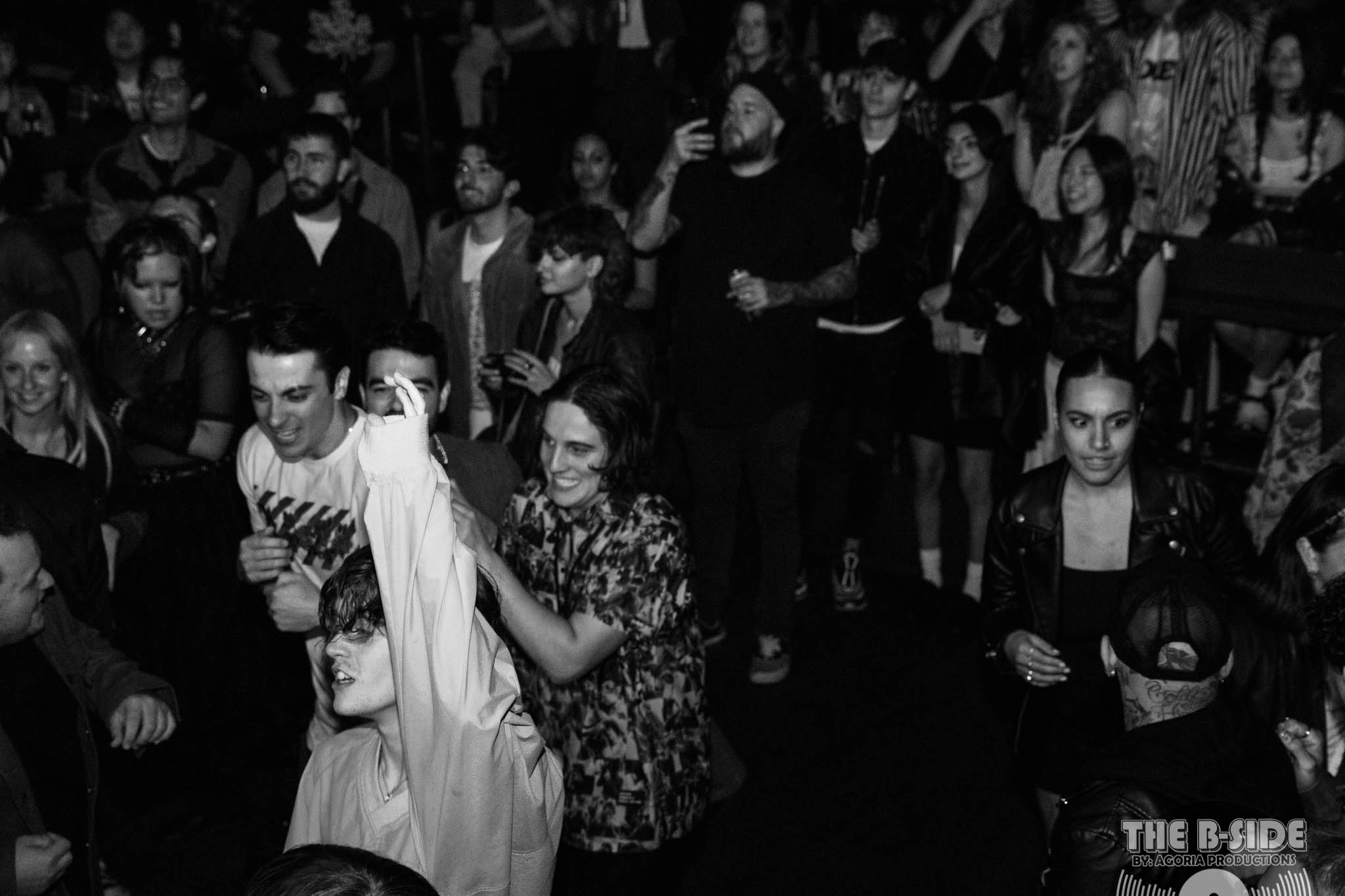 Crowd moshing at Lee's Palace to Fluffio & The RPC performance