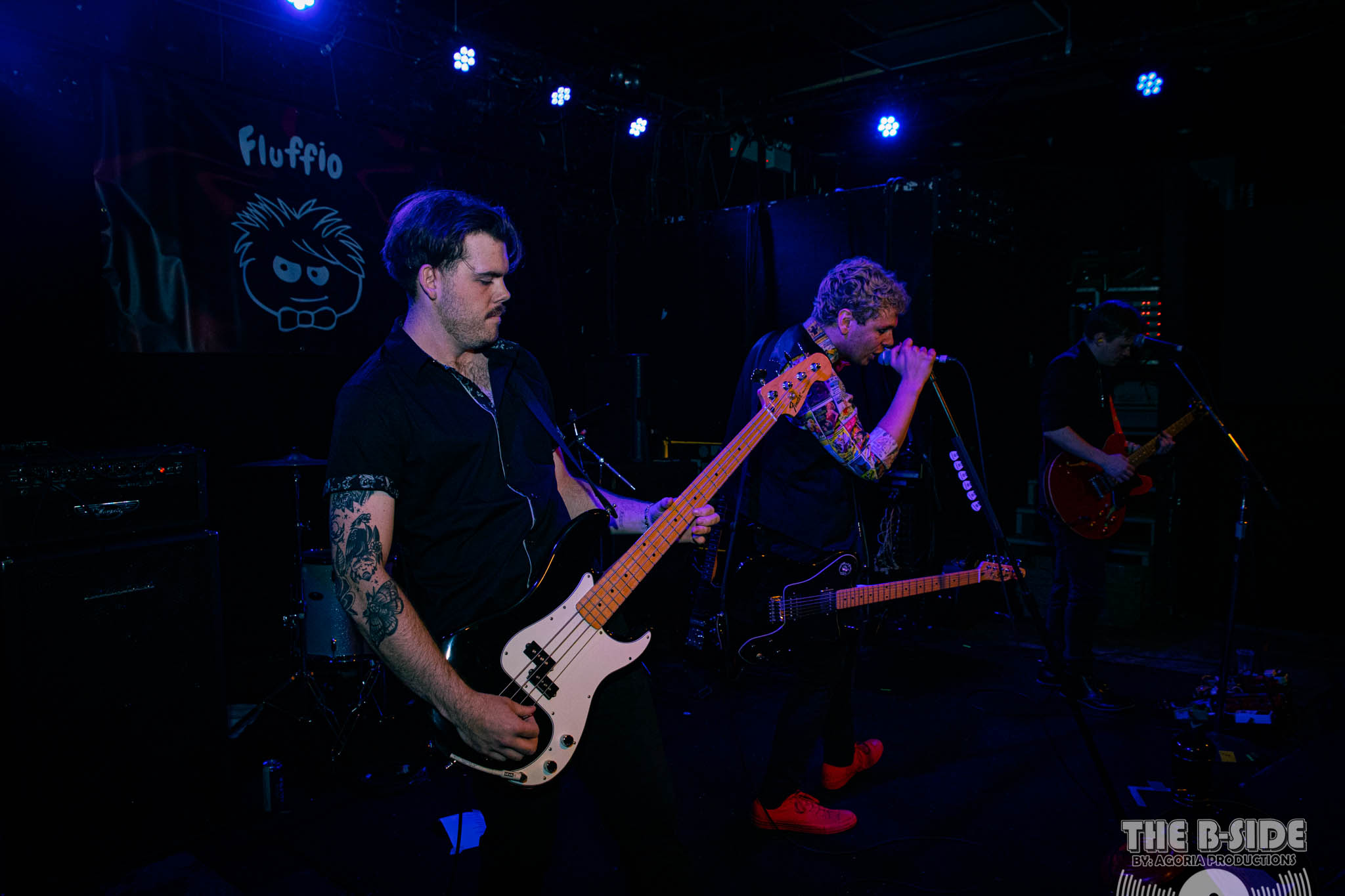 Bailey Skilton plays basss with Fluffio & The RPC live at Lee's Palace in Toronto
