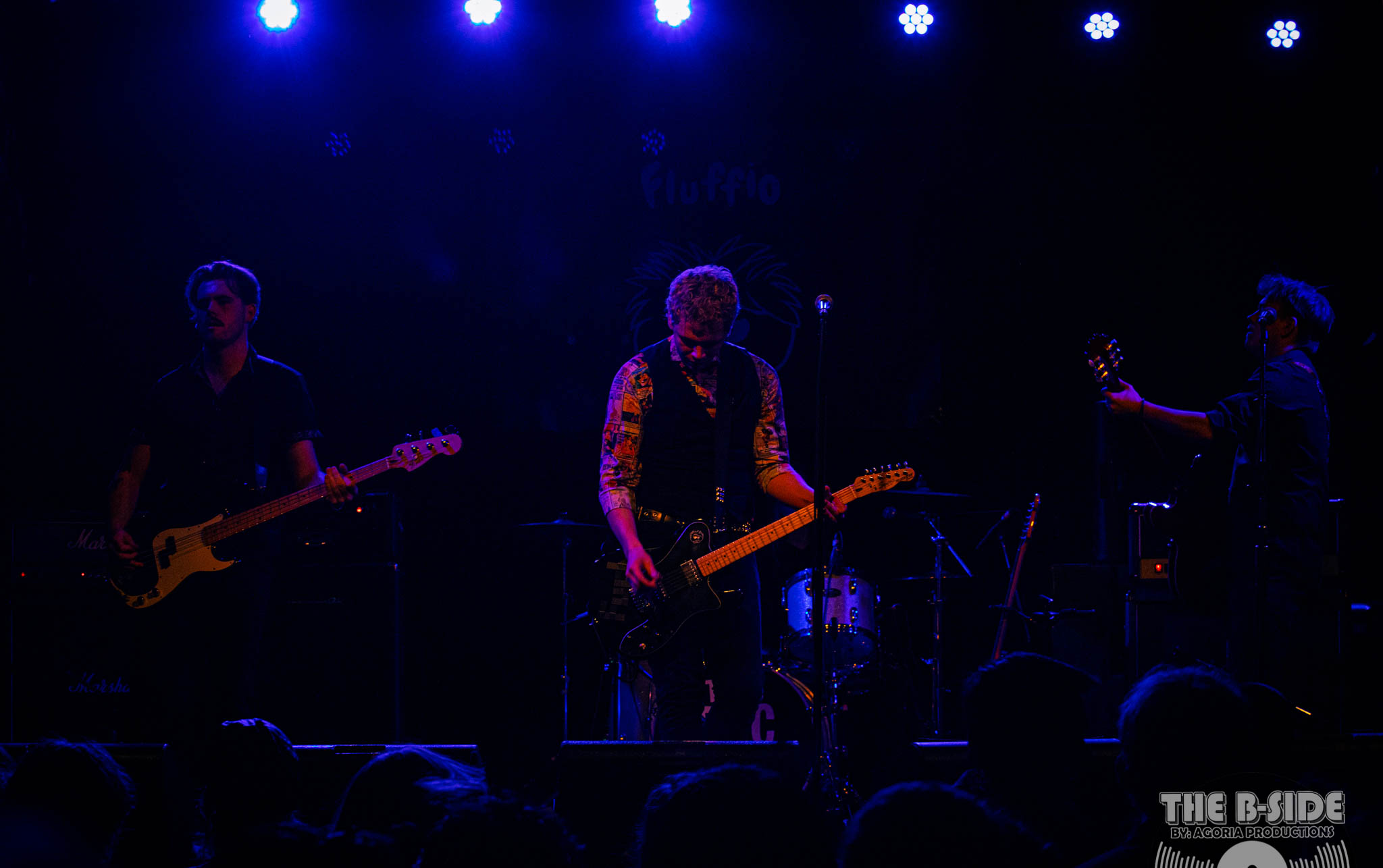 Fluffio and the RPC band shot at Lee's Palace on stage in Toronto