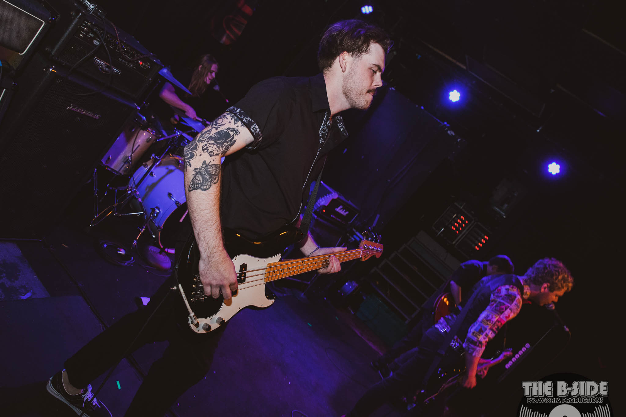 Bailey Skilton Bassist performing with Fluffio & The RPC live