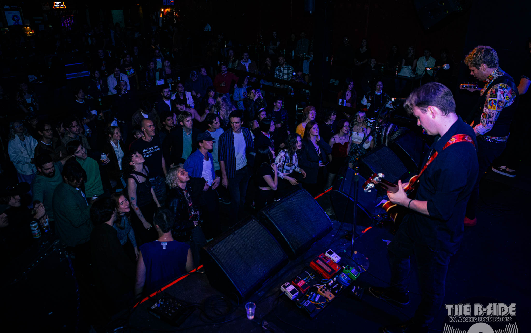 Fluffio & The RPC on stage at Lee's Palace playing to big crowd