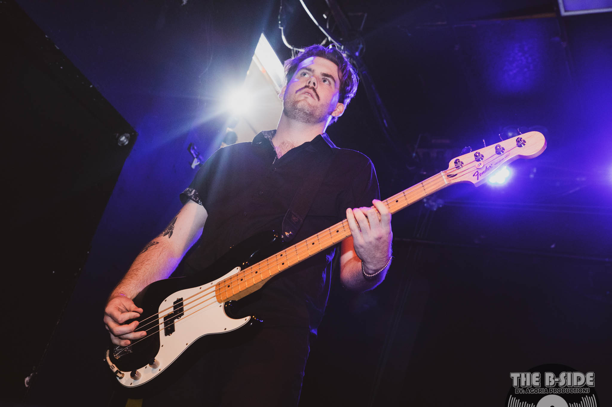Bailey Skilton Bassist of the Fluffio & The RPC playing Bass live at Lee's Palace
