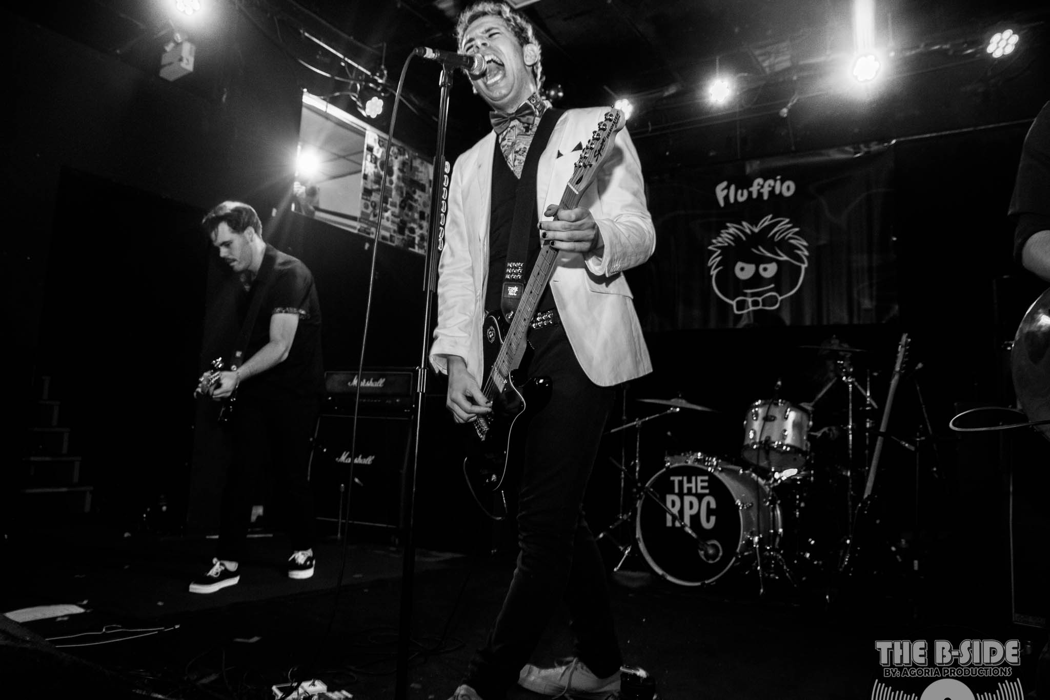 Fluffio & The RPC playing live at Lee's Palace in Toronto singing black and white